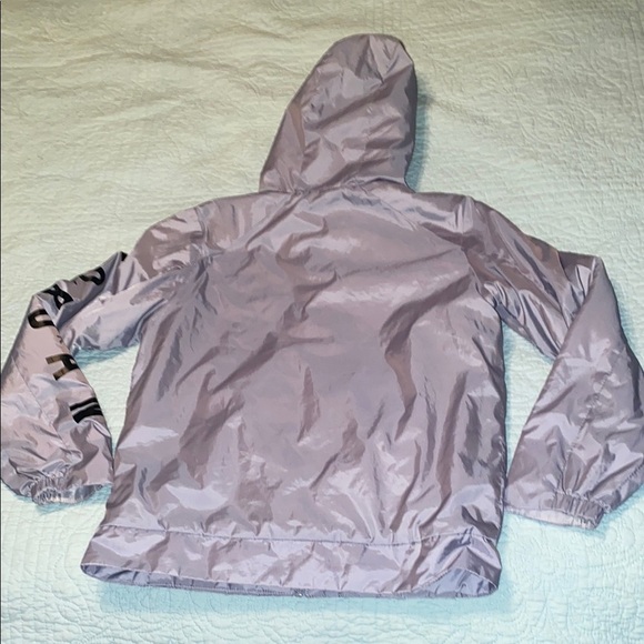 Air Jordan Gray Silver Fleece-lined Jacket with Hood - Picture 7 of 7